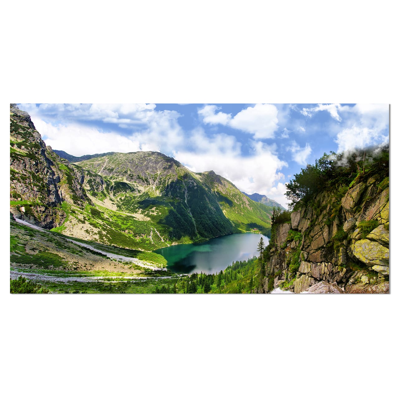 Designart - Incredible View of Tatra Mountains - Landscape Canvas Art Print